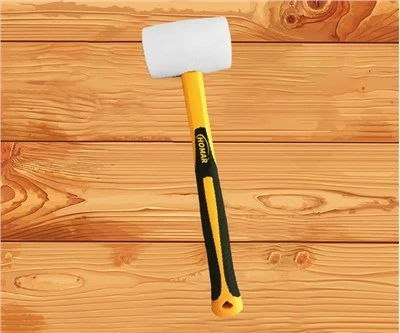 Hvid gummihammerhammer